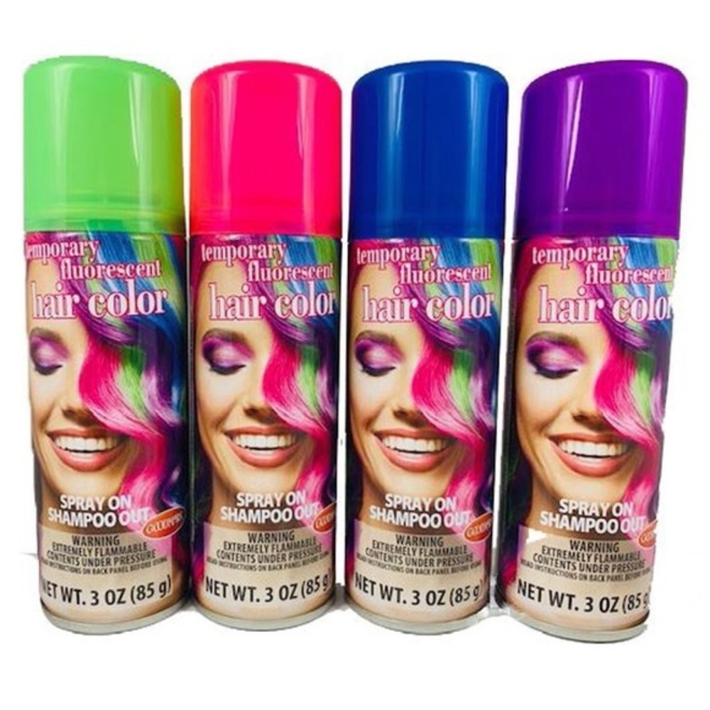 Temporary Fluorescent Hair Color set